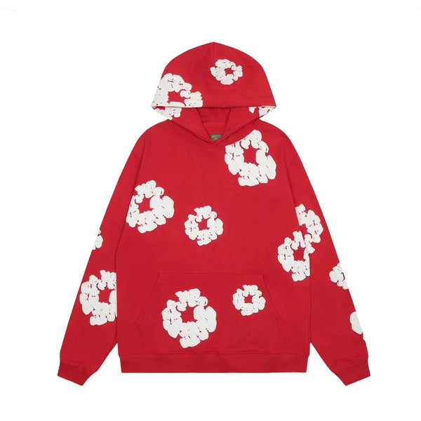 Bequemer Hoodie mit Blumenprint