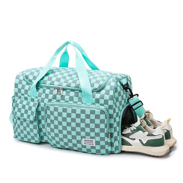 CheckEase - Grosser Karo-Muster Weekender Duffelbag