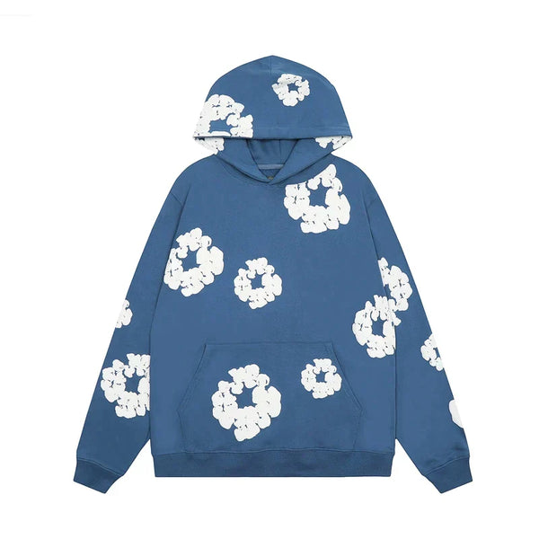 Bequemer Hoodie mit Blumenprint