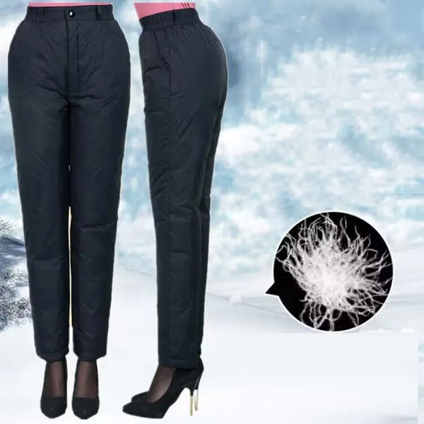 Winter Gerade-Leg-Daunenhose für Damen