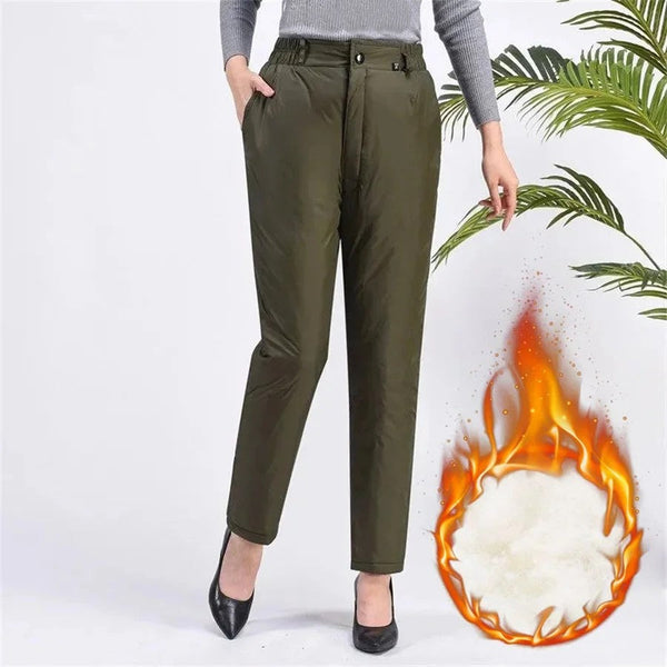 Winter Gerade-Leg-Daunenhose für Damen