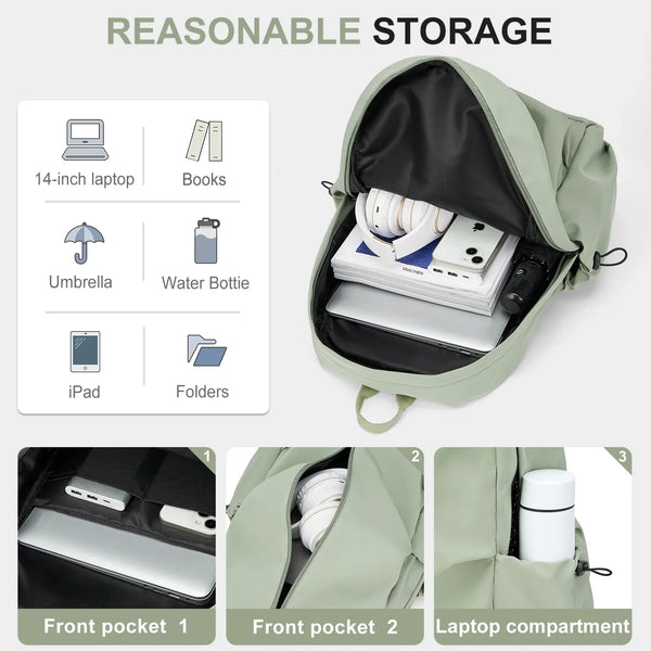 SafeStream - Wasserdichti Diebstahlsicheri Laptop-Rucksack