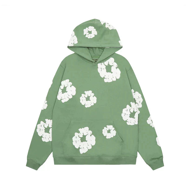 Bequemer Hoodie mit Blumenprint