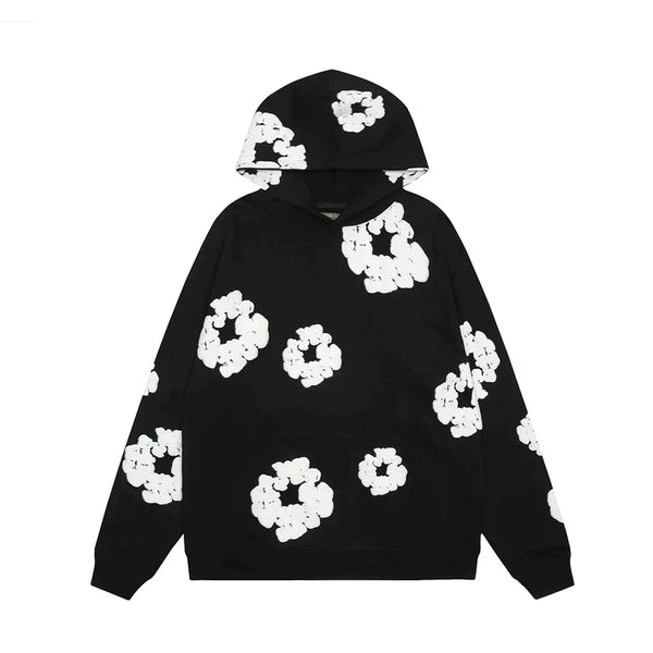 Bequemer Hoodie mit Blumenprint