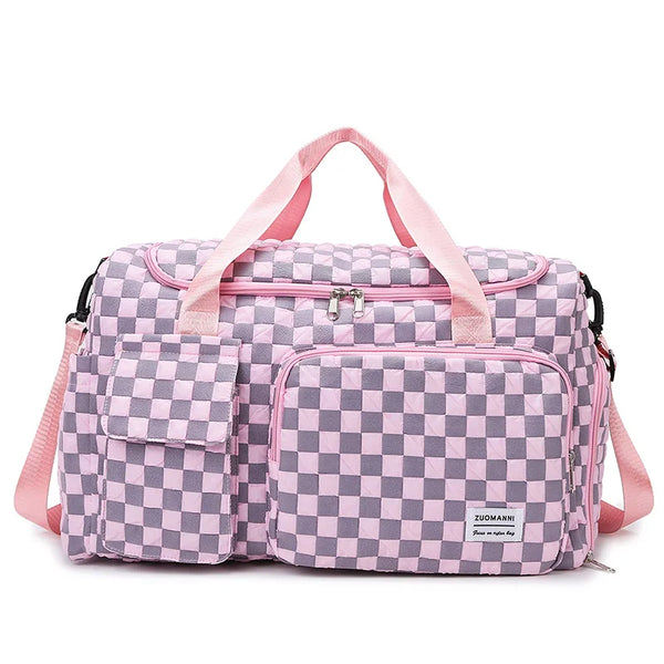 CheckEase - Grosser Karo-Muster Weekender Duffelbag