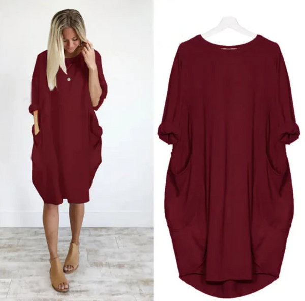 Traute – Stylisches Oversize-Kleid für Damen