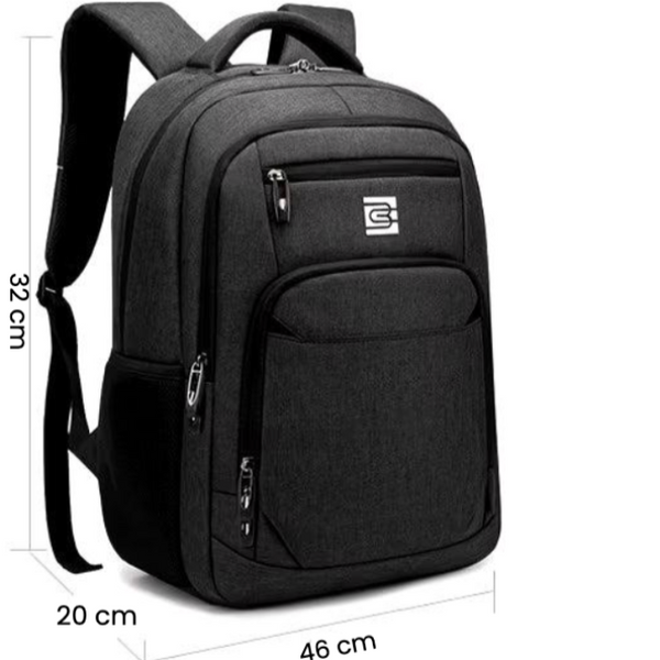 SlimTrek - Schlanks Business-Laptop-Rucksack mit USB-Port