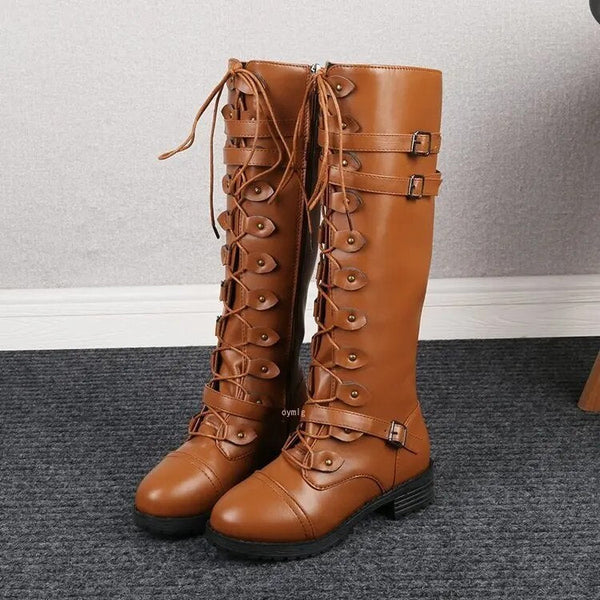 Thea – Retro-Stiefel für Damen