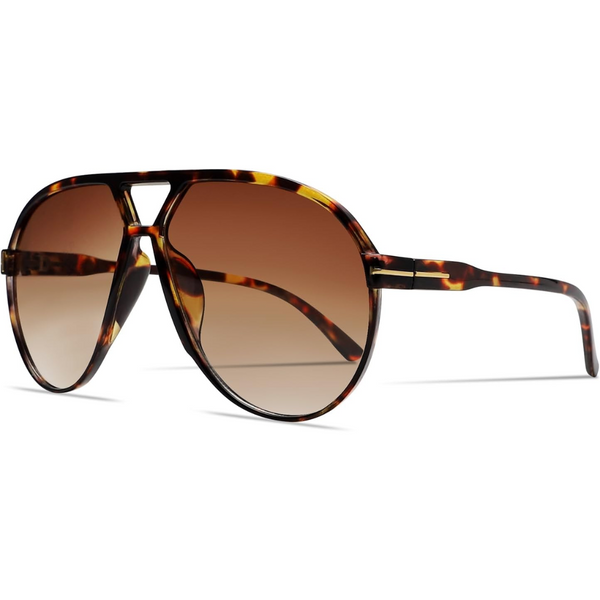 Retro Oversized Aviator Sonnenbrille