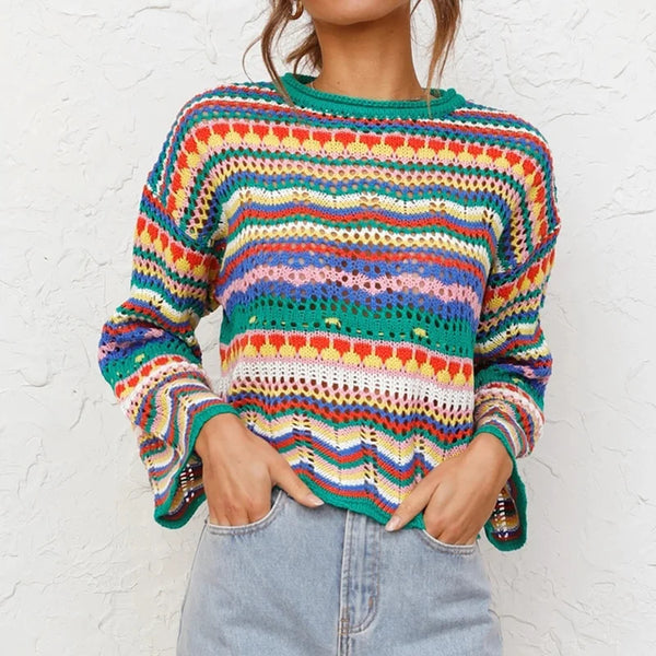 Daria - Bohemian Pullover damen