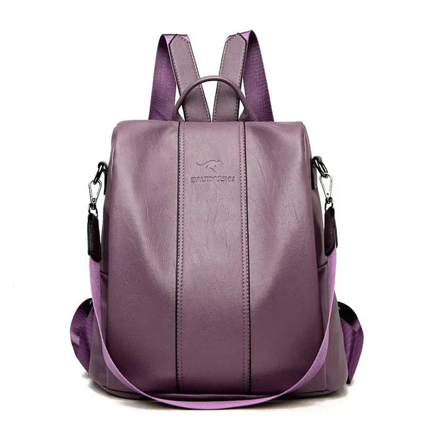 ChicGuard - Damen Diebstahlsicherer Lederrucksack