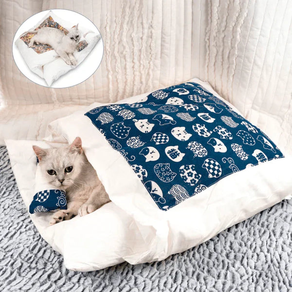 Gemütlicher Katzenschlafsack – SnugKitty