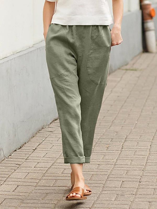 Vielseitige Damen-Cropped-Hose