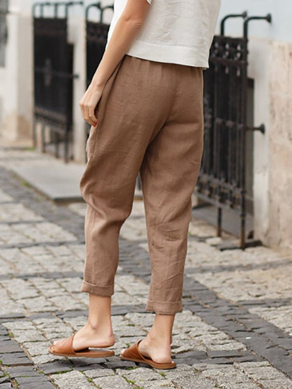 Vielseitige Damen-Cropped-Hose