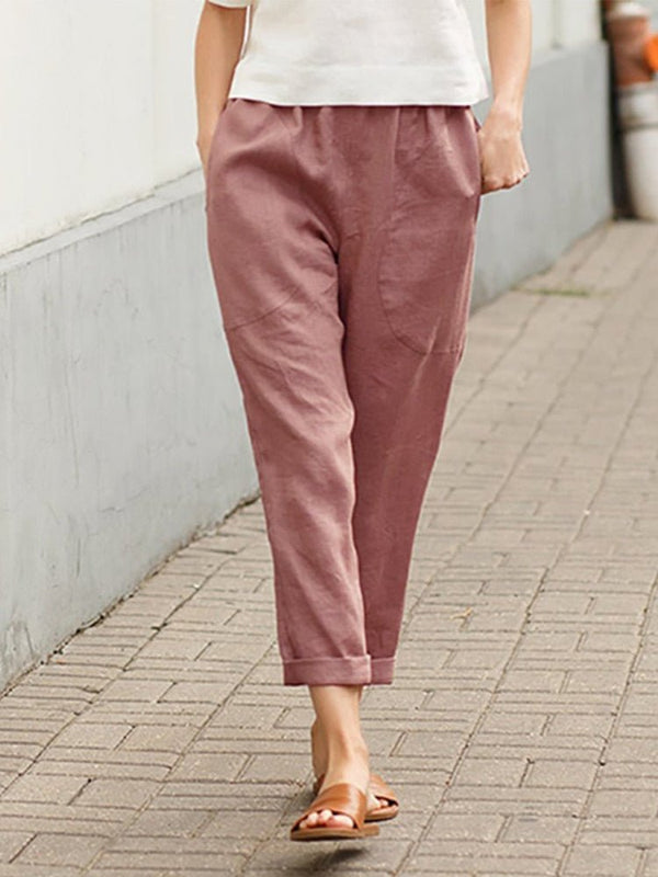 Vielseitige Damen-Cropped-Hose