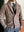 Dicke und Bequeme Herren Strickjacke