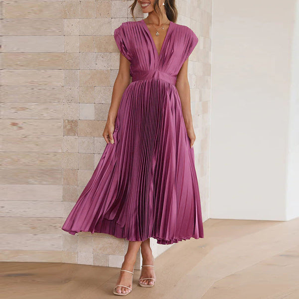 Amelina – Elegantes Plisseekleid für Damen