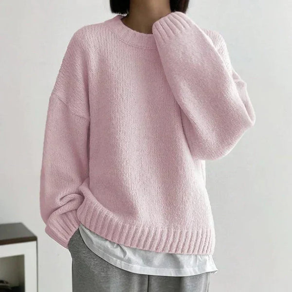 Berenice - einfarbiger Pullover für Damen