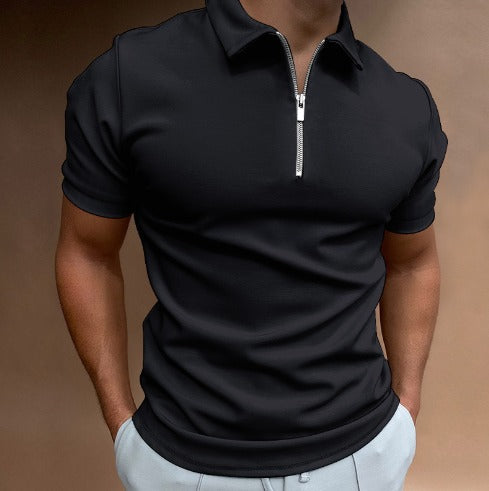 Freddy - Herren Polo Shirt mit Reissverschluss