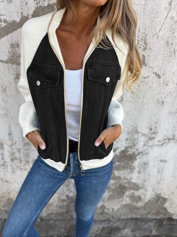 Olivia – Moderne Jacke mit Denim