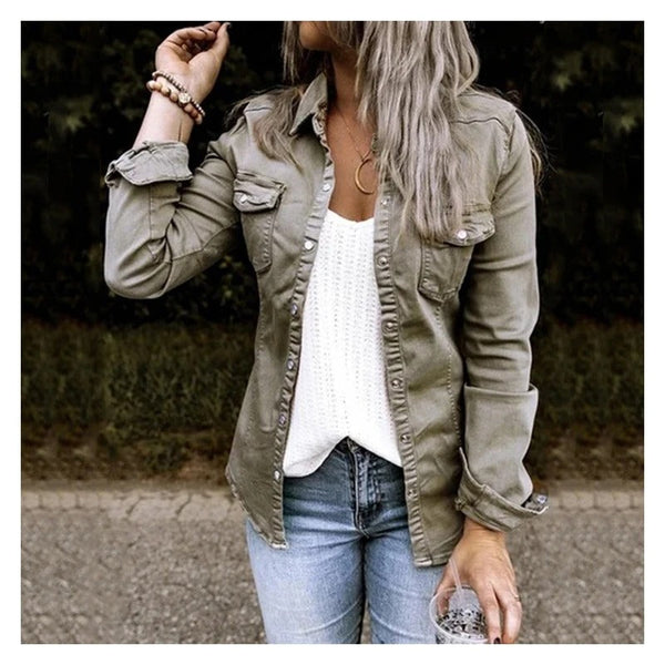 Sophie - Denim Streetwear-Jacke