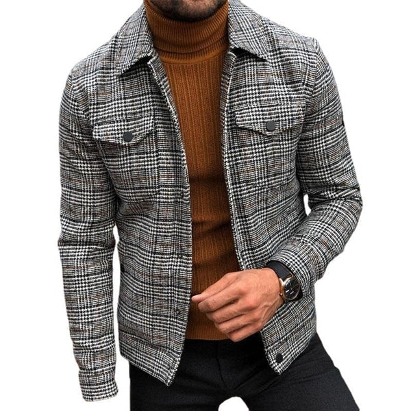 Aleck - Checkered Jacket Winterjacke Herren