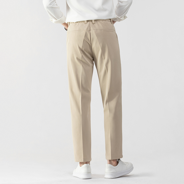 Klassische Beige Slim-Fit Herrenhose