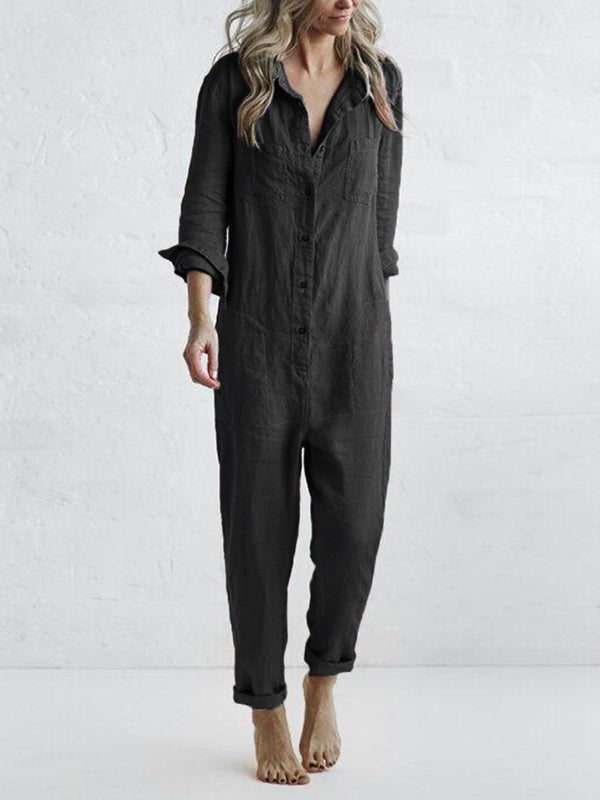 Selina - Langärmeliger Jumpsuit