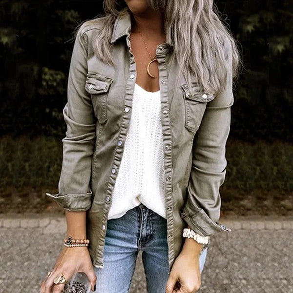 Sophie - Denim Streetwear-Jacke