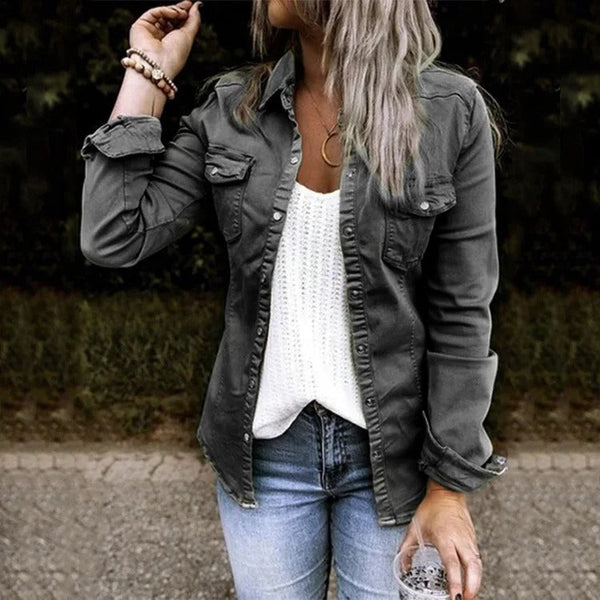 Sophie - Denim Streetwear-Jacke