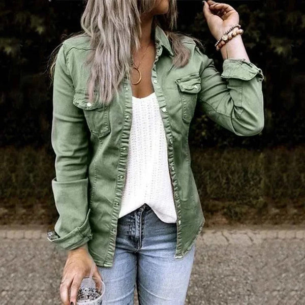 Sophie - Denim Streetwear-Jacke